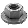 M6-1.0 FRE SPING WSHR NUT 16MM O.D. 10MM HEX 50/BX